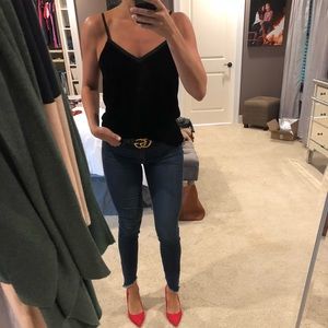 Banana republic velvet Cami